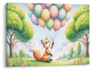 Kép – Boldog róka (70x50 cm)