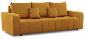 Nagy szétnyitható kanapé Modena I Sárga