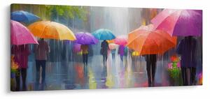 Kép - Esős nap (120x50 cm)