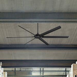 Westinghouse Widespan mennyezeti ventilátor, fekete, Fekete, Nappali / Étkező, Alumínium, Modern
