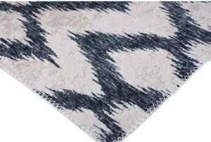 Fehér-kék mosható szőnyeg 50x80 cm – Vitaus