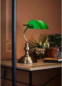 Bankers sárgaréz színű asztali lámpa, magasság 25 cm - Markslöjd