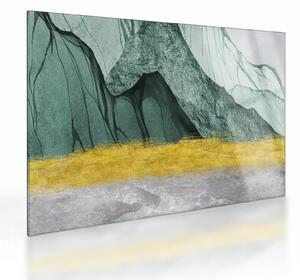 Üveg kép - Smaragdhegység N⁰2 (70x50 cm)