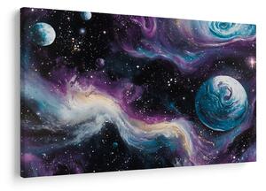Kép - Festett univerzum (90x60 cm)
