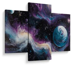 Kép - Festett univerzum (90x60 cm)
