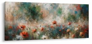 Kép – Pipacsmező absztrakciója (120x50 cm)