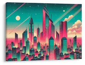 Kép – Nagyváros pop-art stílusban (70x50 cm)