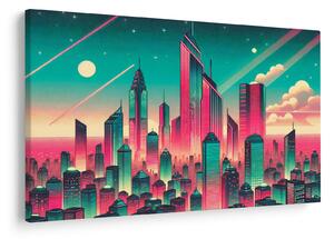 Kép – Nagyváros pop-art stílusban (90x60 cm)