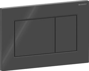 Vezérlő gomb Geberit Sigma01 műanyagból fekete 115.660.DW.1