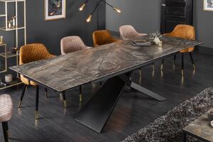 EUPHORIA exkluzív bővíthető étkezőasztal - sötét márvány - 180-220-260cm