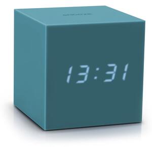 Gravitry Cube szürkéskék ébresztőóra LED kijelzővel - Gingko