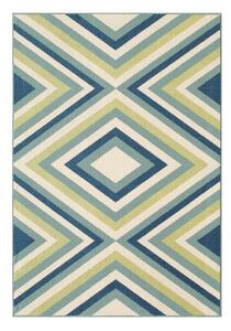 Rombi zöld-kék kültéri szőnyeg, 160 x 230 cm - Floorita