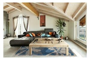 Palms kék-szürke kültéri szőnyeg, 135 x 190 cm - Floorita