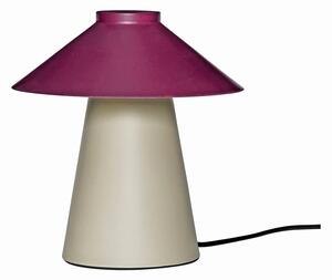 Lila-bézs fém asztali lámpa Chipper - Hübsch