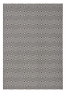 Karo fekete-fehér kültéri szőnyeg, 140 x 200 cm - NORTHRUGS