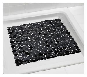 Paradise fekete csúszásgátló zuhanyszőnyeg, 54 x 54 cm - Wenko