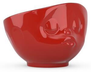 Piros 'csókos' porcelán edény - 58products