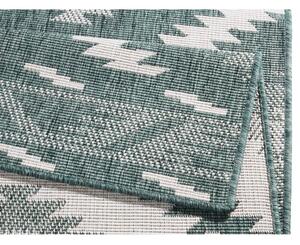 Malibu zöld-krémszínű kültéri szőnyeg, 150 x 80 cm - NORTHRUGS
