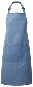 Premier Workwear Kantáros konyhai kötény zsebbel - Kék denim