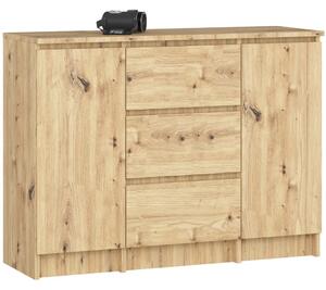 Kombinált komód JUNIPER - artisan tölgy