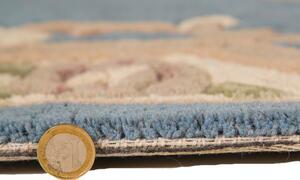 Aubusson kék gyapjú szőnyeg, 67 x 210 cm - Flair Rugs