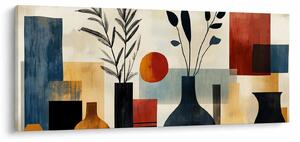 Kép - Kubista vázák (120x50 cm)
