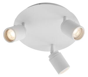 Modern fürdőszobai spotlámpa fehér 3-lámpás IP44 - Ducha