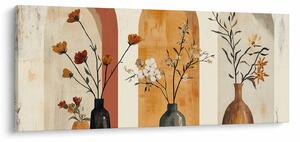 Kép - Vázák boltívekben (120x50 cm)