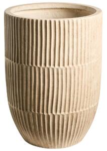 Virágcserép POROS 36 cm Világosbézs
