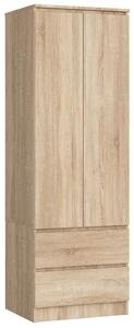Fiókos gardróbszekrény 60 cm WREN - sonoma tölgy