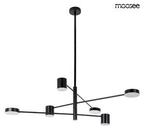 Moosee Piazetta Modern Acél Függőlámpa Fekete LED