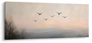 Kép - Madárcsapat (120x50 cm)