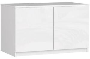 LOTA szekrényhosszabbító 90 cm - fehér / fényes fehér