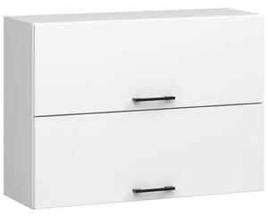 Felső fali konyhaszekrény 80 cm VERMINA - fehér
