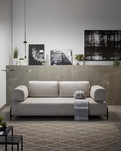 Compo bézsesszürke kanapé kisméretű tárolóasztallal - Kave Home