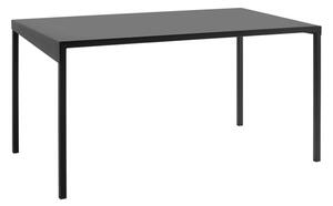Obroos fekete fém étkezőasztal, 140 x 80 cm - Costum Form