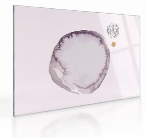 Üveg kép - Lila minimalizmus N⁰4 (70x50 cm)