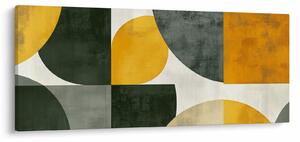 Kép - Olívazöld absztrakció (120x50 cm)