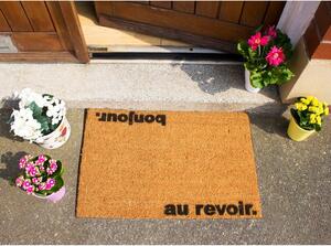 Bonjour Au Revoir lábtörlő, 40 x 60 cm - Artsy Doormats