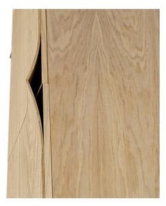 Flop barna komód tölgyfa dekorral, 65 x 120 cm - Woodman