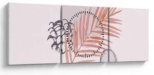 Kép - Lila minimalizmus N⁰3 (órával) (90x30 cm)