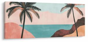 Kép - Pálmafák a tengernél (120x50 cm)