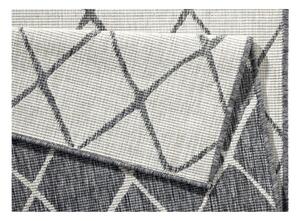 Malaga szürke-krémszínű kültéri szőnyeg, 80 x 150 cm - NORTHRUGS