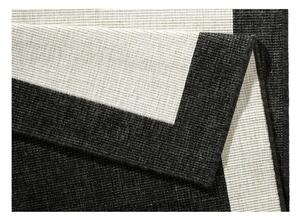 Panama fekete-krémszínű kültéri szőnyeg, 200 x 290 cm - NORTHRUGS