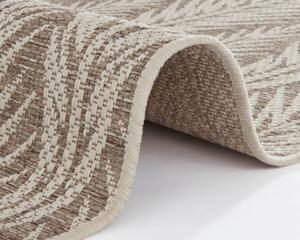 Pella barna-bézs kültéri szőnyeg, 140 x 200 cm - NORTHRUGS