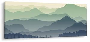 Kép - Forest Mountain (120x50 cm)