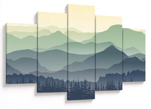 Kép - Forest Mountain (150x105 cm)