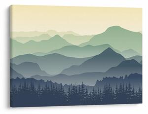 Kép - Forest Mountain (70x50 cm)