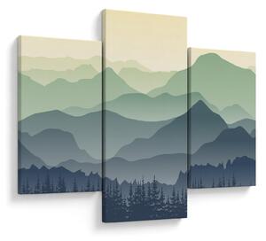 Kép - Forest Mountain (90x60 cm)