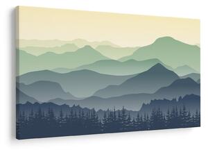 Kép - Forest Mountain (90x60 cm)